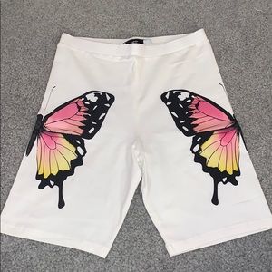 Adika butterfly biker shorts